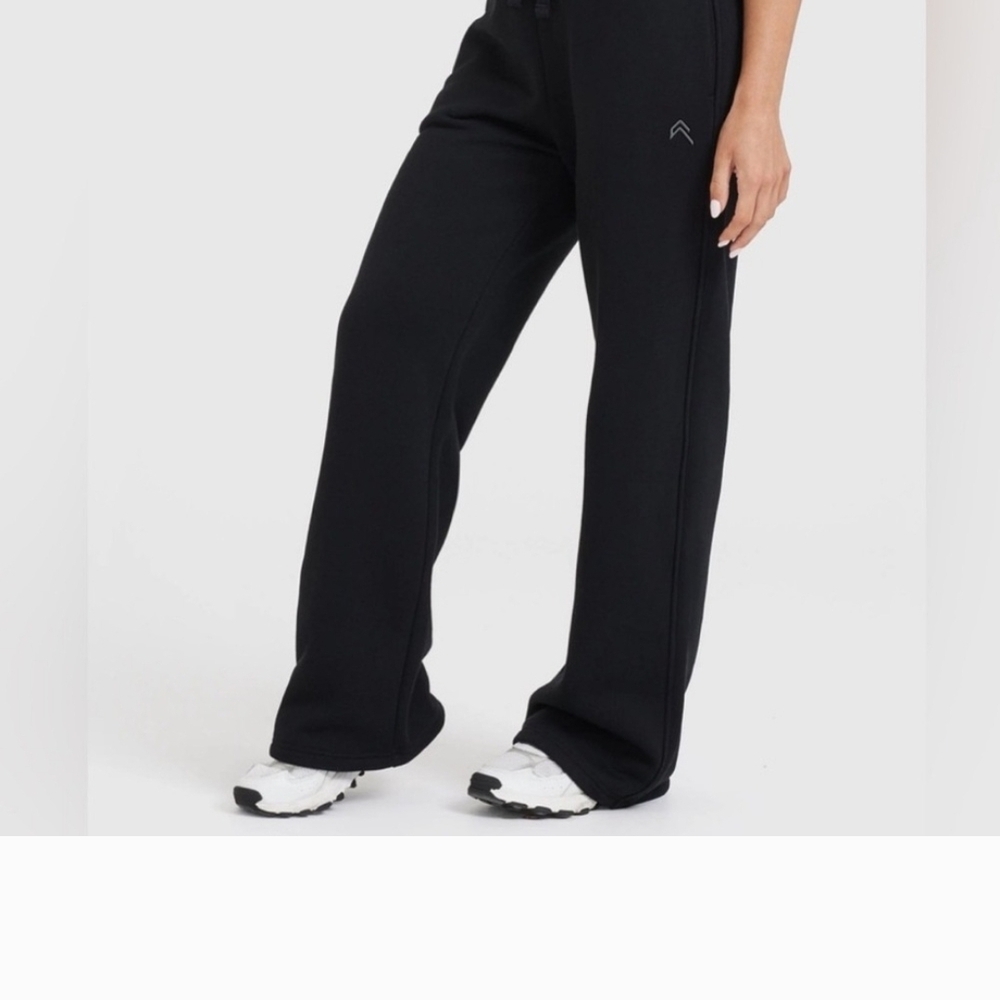 Women's Black Straight Leg Joggers